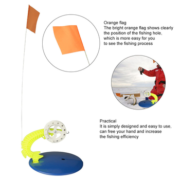 Флаг за ледено риболовство (FTK; пластмасов материал; одобрен частен бранд)