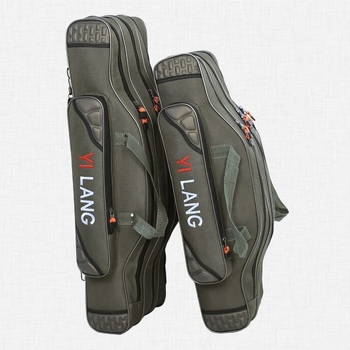 Angler tengeri horgászfelszerelés táska, nejlon anyagból, vízálló, etetőanyag, damil, horgászbot és orsó tárolására