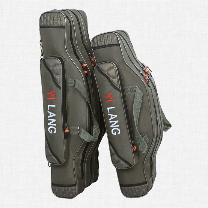 Angler tengeri horgászfelszerelés táska, nejlon anyagból, vízálló, etetőanyag, damil, horgászbot és orsó tárolására