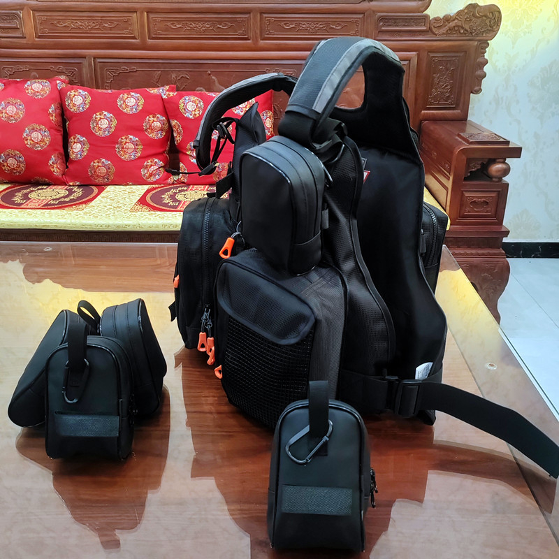 Garity kültéri horgászfelszerelés tároló táska, PVC, vízálló, ideális a etetőanyaghoz, zsinórhoz és felszereléshez