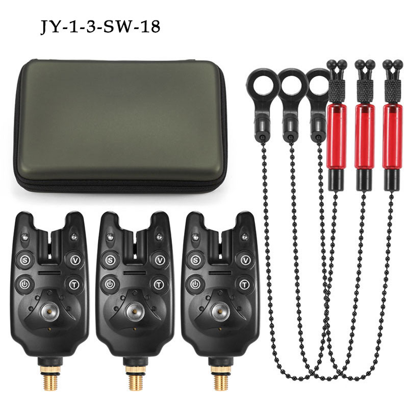 KINO JY-1-3 Alarm za ribolov s ljuljačkim mehanizmom - set od 3 komada