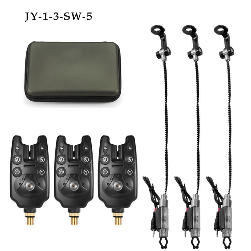 KINO JY-1-3 Alarm za ribolov s ljuljačkim mehanizmom - set od 3 komada