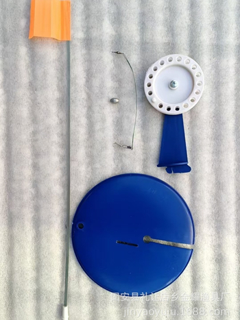 Zimski vanjski set štapova za pecanje u torbi s automatskom pločom za ugriz, Marka: Fishing Gear, Materijal: Juying