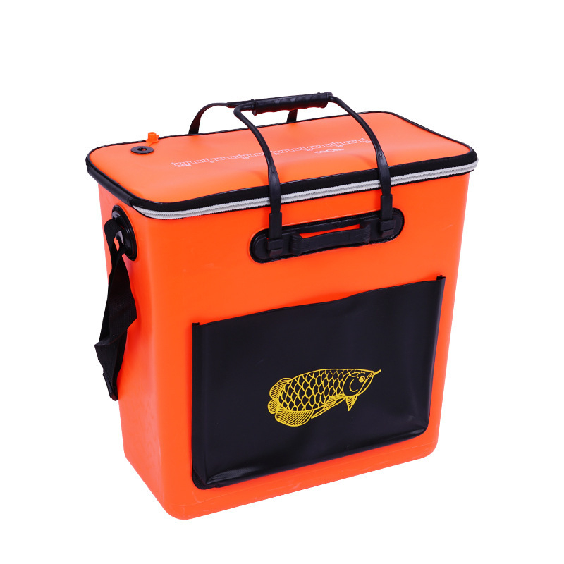 Galeată pliabilă pentru pești vii, ranforsată, material EVA, turnare integrată | Nine Carp Lake