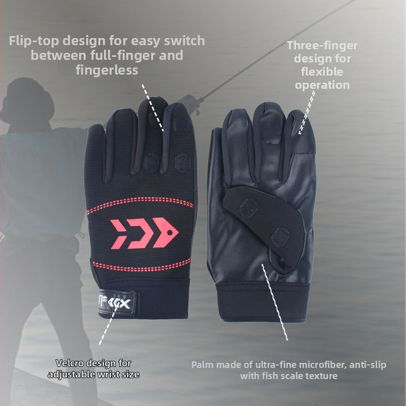 Ziemas makšķerēšanas cimdi ar vilnas oderi, ledus makšķerēšanas cimdi, ārējai lietošanai