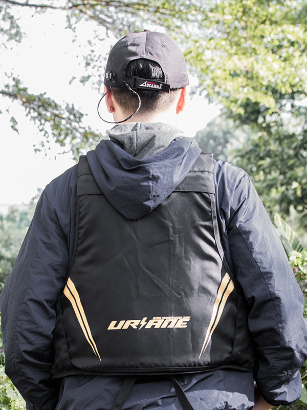 Urade Dzīvības veste akmeņu zvejai pieaugušajiem, Liela plūstība, 6 kabatas, Oxford audums, Pārvietojamā niršanas veste