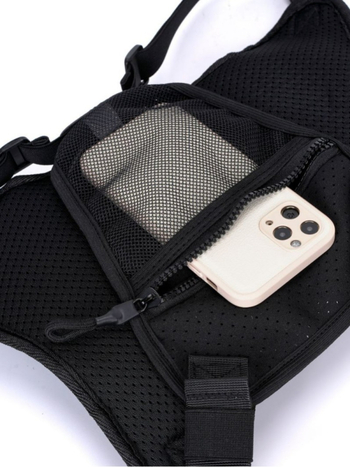 Хайкинг раница с тактически стил, дишаща и водоустойчива, ултра лека, с въздушна презрамка (600D филм; дишаща, водоустойчива, ултра лека; подплата: полиестер; есен 2023)