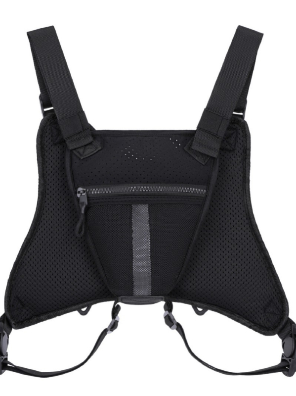 Хайкинг раница с тактически стил, дишаща и водоустойчива, ултра лека, с въздушна презрамка (600D филм; дишаща, водоустойчива, ултра лека; подплата: полиестер; есен 2023)