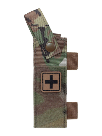 Тактическа чанта за първа помощ с ножици и маркер – две в едно, ултра лека, полиестер, марка elytra, унисекс, за външни спортове, камуфляжен дизайн