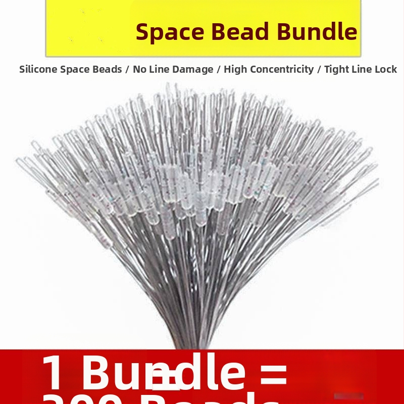 Cilindrinė skaidri distancinių karoliukų komplektas žvejybos linijai – Medžiaga: šilko gėlė; Forma: cilindrinė; Skaidrumas: skaidrus; Prekės kodas: F97JH86M6TSTH8