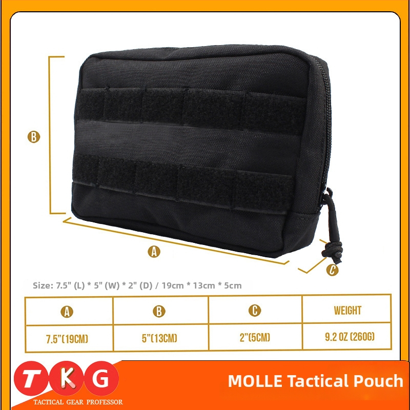 MOLLE taktikinė liemenė su EDC kišene, nailonas Tyco, universalus, lauko sportui