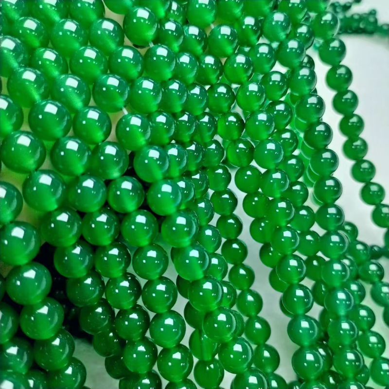 Természetes achát gyöngyök, 7A, kerek, DIY ékszerekhez, Huizhou eredet