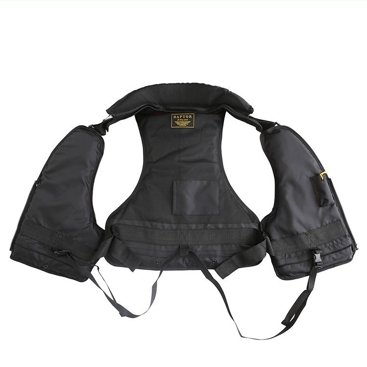 Raptor V7 γιλέκο επιβίωσης για ψάρεμα, ύφασμα Oxford, 8 τσέπες, επένδυση από μαργαριταρίνο βαμβάκι, κοντό ιαπωνικού στυλ, ρυθμιζόμενη εφαρμογή