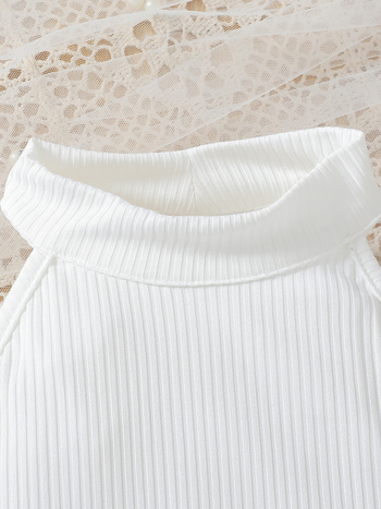 Nyári lányoknak készülő ujjatlan ruha hátsó halter nyakkal, virágos minta, pliszázott A-vonalú ruhaöv, 100% poliészter