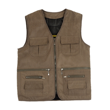 Muški prsluk od kozje kože s odvojivom podstavom, prednji zatvarač, V-izrez, uska silueta, debela baršunasta podstava, vanjski materijal 100% vuna, višestruki džepovi