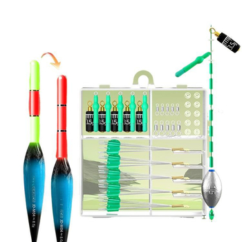 Set plutova za ribolov s materijalom od svilenog cvijeta, automatsko traženje dna, noćno svjetlo, dnevno/noćna upotreba, model F99J6M88S5MSM8