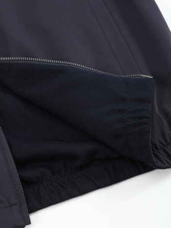 Мъжки двустранен жилет от кашмир, стойка яка, цип отпред, свободен крой, странични джобове, подплата нейлон, едноцветен, за пролет и есен