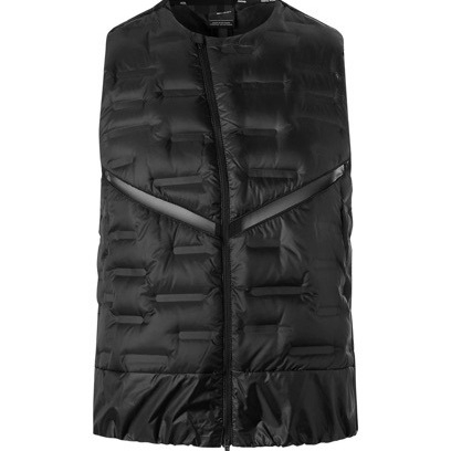 Vesta pentru bărbați, croială lejeră, guler înălțat, fermoar, căptușeală ușoară, poliester