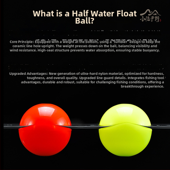 Uolų žvejybos plūdukas, nailono konstrukcija, plūdės ir buomai