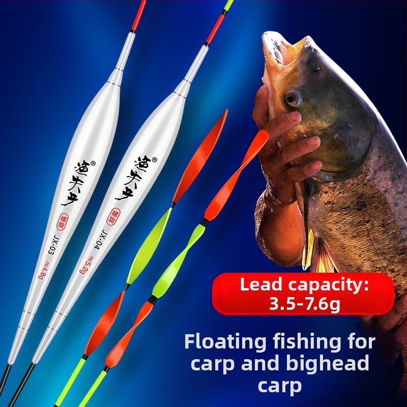 Vertikalus drift plūdė, Craftsman, kompozitinė medžiaga, žvejybos plūdės