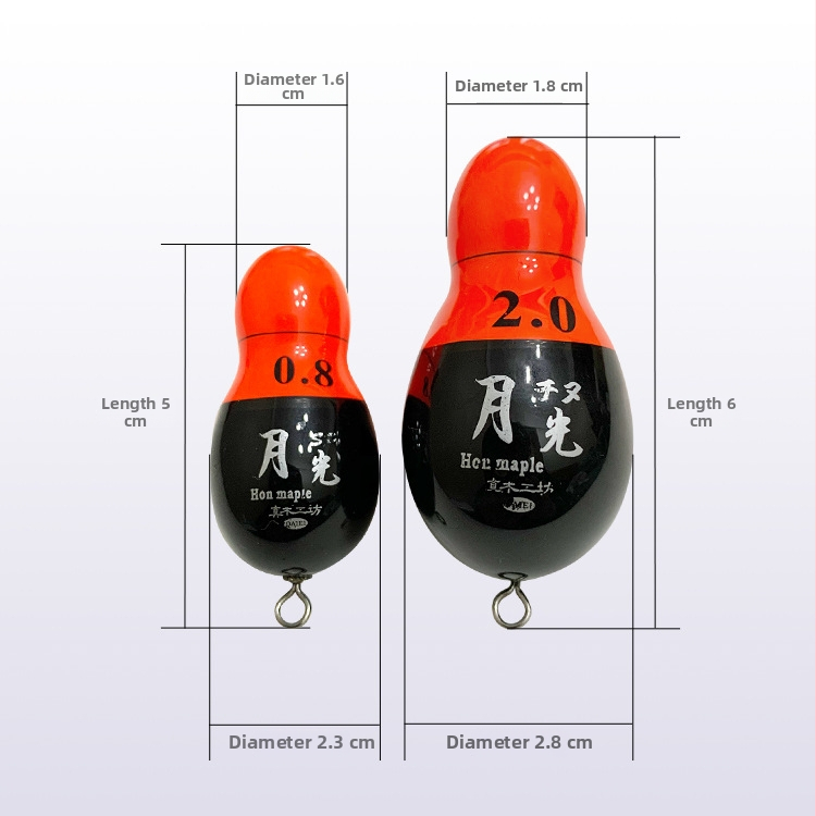 Externý zavesený plavák s veľkou vztlakovou silou, dlhé hody, použitie deň aj noc