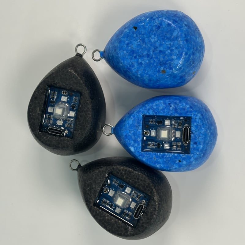 Plūduriuojanti naktinio matomumo šviesa žvejybai – plastikas, Haiqi