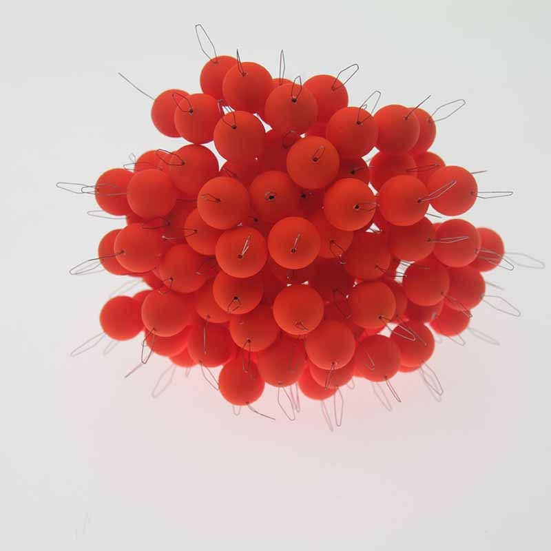 Diao yuren седемзвезден кръгъл поплавък за риболов, пластмасов, балоноподобен дизайн