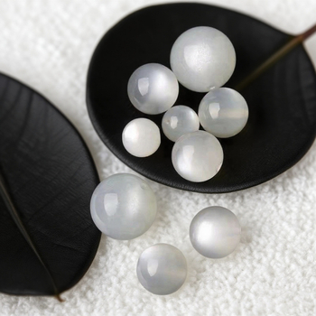 Kristalne perle za DIY nakit – labave kuglice, kružnog oblika, polirane, modern stil