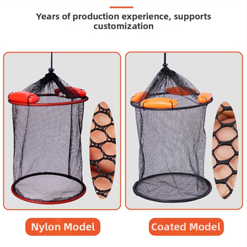 Fiso nylon prenosný skladací sieťový vrecko na ochranu rýb – rýchloschnúci, na morské rybárčenie