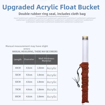 Hongfei PV Rybárska driftová trubica – driftová trubka, plávacia, materiál PV, pôvod Čína