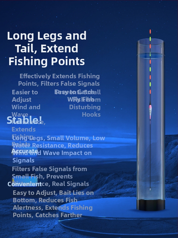 Eagle Eye elektronický plavák na rybolov s vertikálnym driftom, LED osvetlenie na deň i noc, hrubý tvrdý chvost