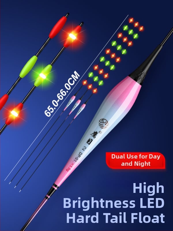 Eagle Eye elektronický plavák na rybolov s vertikálnym driftom, LED osvetlenie na deň i noc, hrubý tvrdý chvost