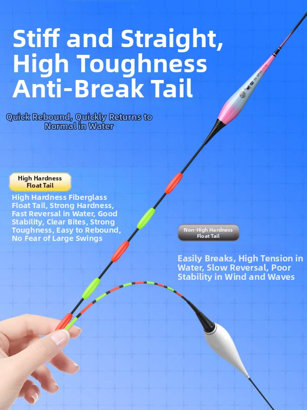 Eagle Eye elektronický plavák na rybolov s vertikálnym driftom, LED osvetlenie na deň i noc, hrubý tvrdý chvost