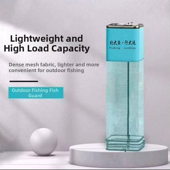 Nylonová sieťová taška na rybolov so štvorcovým rámom z hliníkovej zliatiny a malými očkami