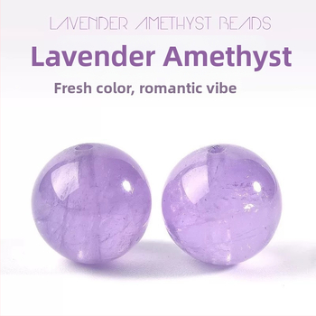 Huige Square Αμέθυστος κυκλικές χάντρες – DIY κοσμήματα, λείανση και γυάλισμα, Μαζική συσκευασία