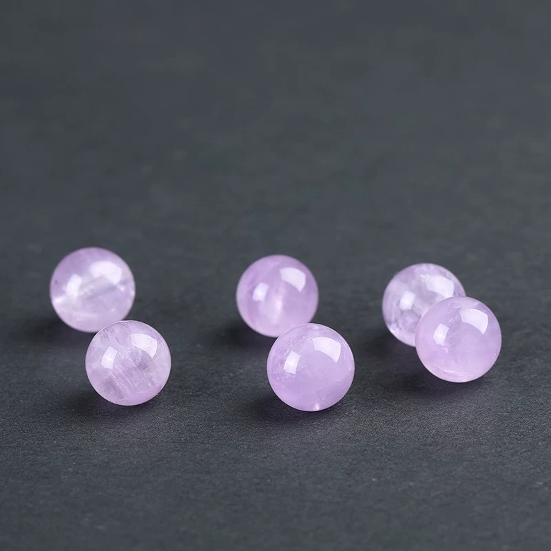 Huige Square Αμέθυστος κυκλικές χάντρες – DIY κοσμήματα, λείανση και γυάλισμα, Μαζική συσκευασία