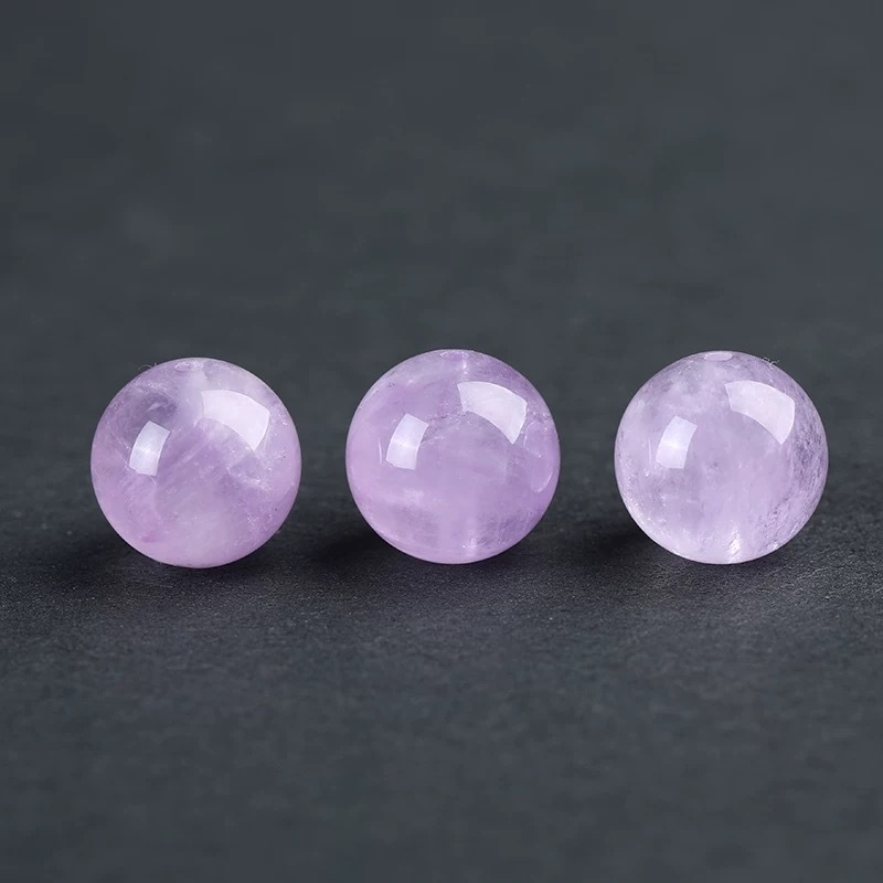 Huige Square Αμέθυστος κυκλικές χάντρες – DIY κοσμήματα, λείανση και γυάλισμα, Μαζική συσκευασία