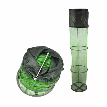 Sulankstomas nailoninis žvejybos tinklo krepšys su kraštų apsauga — Royal Fishing Outdoor