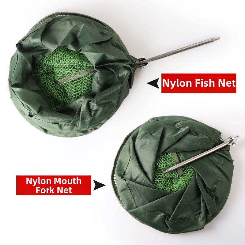 Sklopný nylonový sieťový taška na ryby s ochranou okrajov — Royal Fishing Outdoor