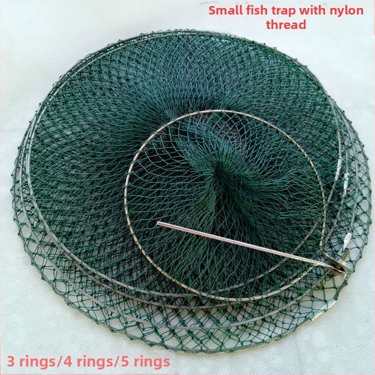 Mažas žuvies tinklo krepšys, sulankstomas, klijavimo viela medžiaga, Feishang