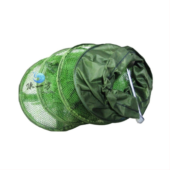 Nailoninė žvejybos apsauga su plieniniais žiedais apatinėje ir burnos srityje, krašto apsauga