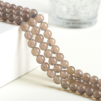 Agaat kerek gyöngyök – polírozott felület, nemes minta, kiegészítők, Bullet Barrage márka