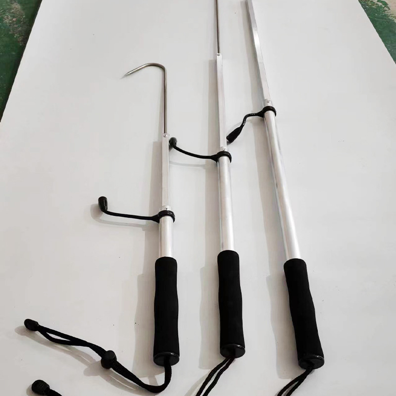 Cârlig retractabil pentru pescuit – din aliaj de aluminiu, echipament de pescuit pe barcă (Material: aliaj de aluminiu; Utilizare: pescuit pe barcă; Tip: retractabil)