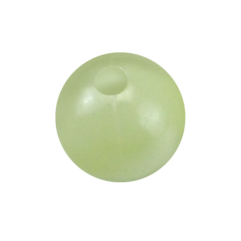 Huamu Mărgele rotunde din plastic luminoase pentru pescuit marin – mărgele fluorescente, accesorii de pescuit