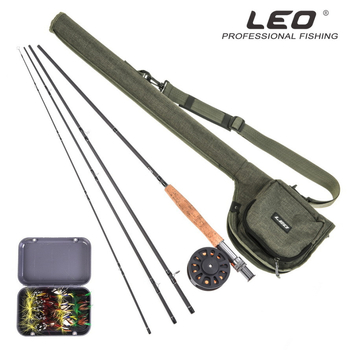 LEO legyezőhorgász botkészlet No. 5/67/8 (Márka: Leo; Modell: 5/67/8; Típus: Fly Fishing Rod Set)