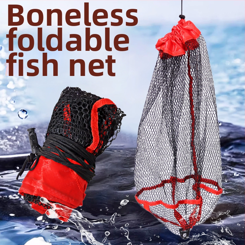 Žvejybos apsaugos tinklinė krepšys – sulankstomas, nešiojamas, greitai džiūstantis nailonas; Prekės ženklas: Hongliang; Kategorija: Žvejybos apsauga