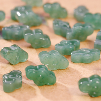 Privjesak Xiangyun od Dongling Jade — prirodni, Xiangyun uzorak, kineski vjetar stil, DIY komplet za narukvicu, brend Seven Little Craftsmen