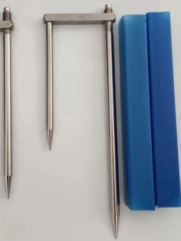Zemljni klin za ribolovni suncobran - produžen, otporan na vjetar, nehrđajući čelik (Porijeklo: Kina; Materijal: Nehrđajući čelik)