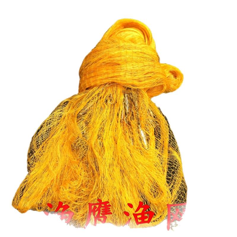 Strojno tkan net za raspršivanje od najlona, mreža za ručno bacanje ili rotirajuća mreža, mreža od najlona sa galvaniziranim željeznim privjeskom, visina 3,3 m