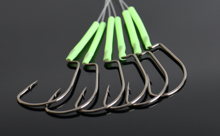 83206 Najlonska kuka s svjetlećim cijevnim pokrovom za morski ribolov